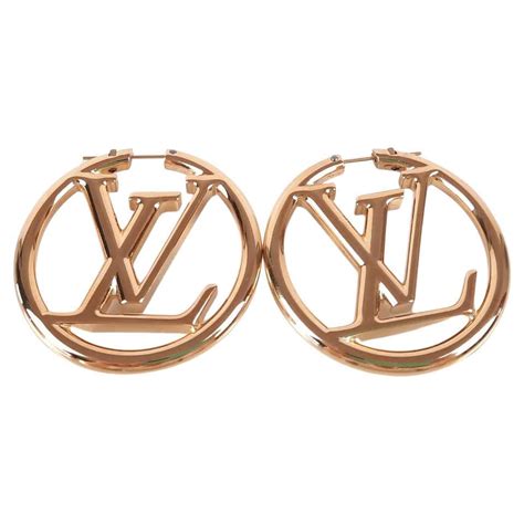 louis vuitton ohrringe creolen|Louis Vuitton hoop earrings.